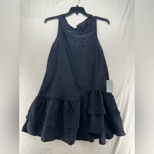 socialite scallop trim bodycon dress Women's Socialite Blue Scalloped Trim Neckline Bodycon Dress, NWT, Size Large